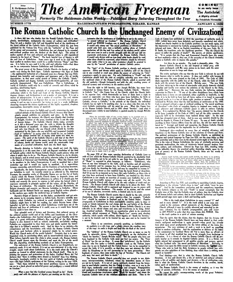 The American Freeman, Number 1779, Jan. 4, 1930.